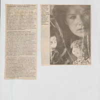 Press cutting from The Event Guide newspaper with coverage of events as part of the fourth Dublin International Theatre Symposium, organised by Pan Pan Theatre Company. 10 January 2001
