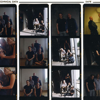 Colour photo sheets of promotional material for Mr Staines by Pan Pan Theatre Company