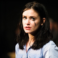 Colour photograph from rehearsal of The Rehearsal - Playing the Dane by Pan Pan Theatre Company