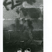Black-and-white promotional photograph for Standoffish by Pan Pan Theatre Company