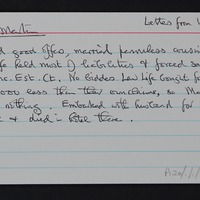 Image of a placename card for Ballynahinch from Tim Robinson's archive