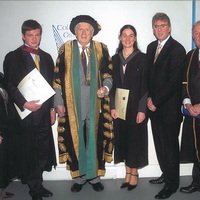 2005 Garret FitzGerald at Graduation of first BBS students