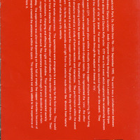 Printed programme from CITY - A multi-media performance piece exploring the relationship of music, performance and art through the theme of the City, devised by the Pan Pan Company.