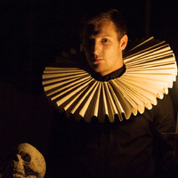 Colour photograph from rehearsal of The Rehearsal - Playing the Dane by Pan Pan Theatre Company