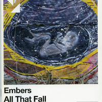 Colour printed programme page from productrion of Embers and All That Fall, written by Samuel Beckett, by Pan Pan Theatre Company at the Edinburgh International Festival.