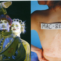 Colour printed postcard for Mac-beth 7 by Pan Pan Theatre Company at Noorderzon Theatre & Crossover Festival, Groningen, The Netherlands