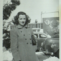 Black and white photograph of Aideen O'Connor