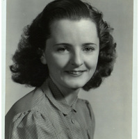 Black and white photograph of Aideen O'Connor