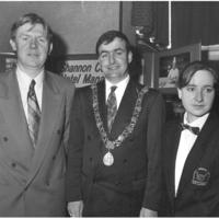 Derry McMahon and Micheál Martin TD