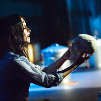 Colour photograph from rehearsal of The Rehearsal - Playing the Dane by Pan Pan Theatre Company