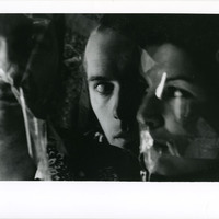 Black-and-white promotional photograph for Standoffish by Pan Pan Theatre Company
