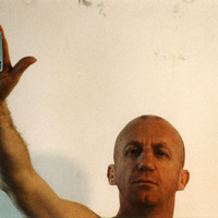 Colour promotional photograph of Charles Kelly as Mussolini Frog for Cartoon by Pan Pan Theatre Company