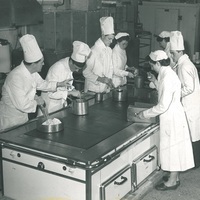 Kitchen - Shannon College - B&W