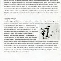 Colour printed programme for Mac-beth 7, produced by Pan Pan Theatre Company at Project Arts Centre, Dublin.