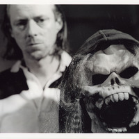 Black-and-white photograph of Ned Dennehy, who featured in Mac-beth 7 by Pan Pan Theatre Company