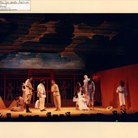 Colour photographs of the production of Peer Gynt