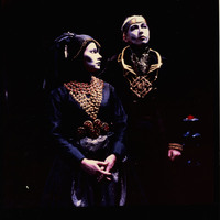 Photographs taken by Amelia Stein of cast members in costume designed by Joe Vaněk.
