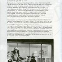Colour printed programme from Mois Multi, Quebec, listing Oedipus Loves You by Pan Pan Theatre Company