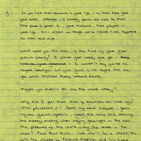 Bundle of handwritten rewrites for 
