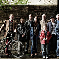 Colour photograph from rehearsals held in Dublin for production of 'All That Fall' by Samuel Beckett, produced by Pan Pan Theatre Company.