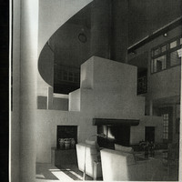 Photographs of home and city buildings interior and exterior