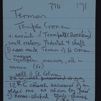 Image from a placename card for the Burren, taken from Tim Robinson's archive
