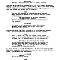 Script for Freud by Jean-Paul Sartre, with corrections by John Huston (4).