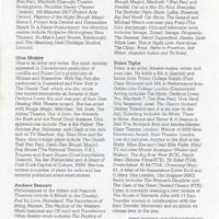 Colour printed programme for the Sydney Festival, Australia, listing Oedipus Loves You by the Pan Pan Theatre company