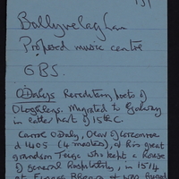 Image from a placename card for the Burren, relating to Ballyvaughan, taken from Tim Robinson's archive
